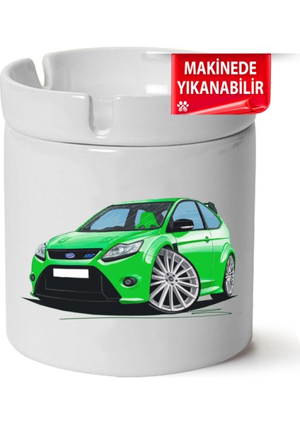Çakılap Ford Focus Mk2 Baskılı Porselen At-Söndür Küllük (Kl-Otmbl-Frd)