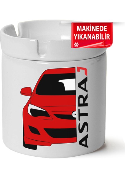Çakılap Opel Astra J Baskılı Porselen At-Söndür Küllük (Kl-Otmbl-Opl)