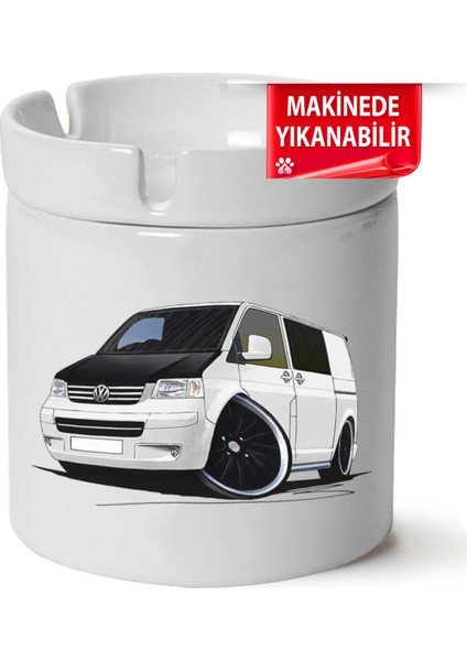 Vw Transporter T5 Baskılı Porselen At-Söndür Küllük (Kl-Otmbl-Vw)