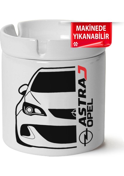 Çakılap Opel Astra J Baskılı Porselen At-Söndür Küllük (Kl-Otmbl-Opl)