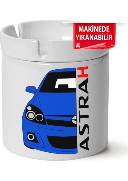 Çakılap Opel Astra H Baskılı Porselen At-Söndür Küllük (Kl-Otmbl-Opl)
