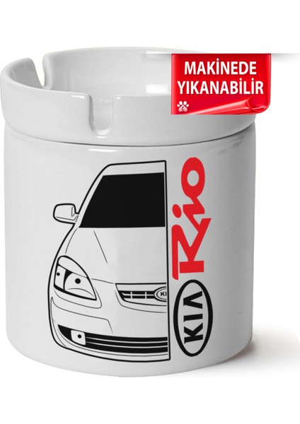 Çakılap Kia Riobaskılı Porselen At-Söndür Küllük (Kl-Otmbl-Kia)
