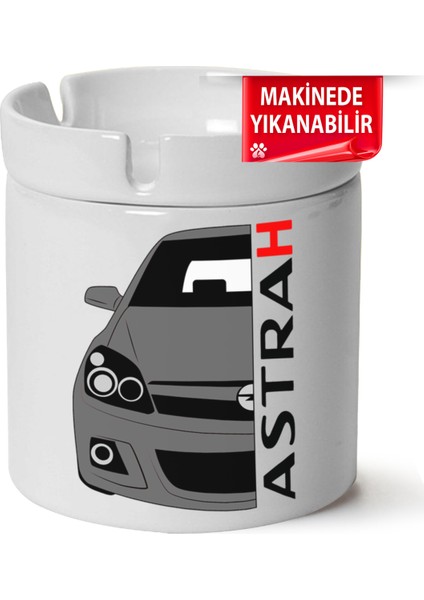 Çakılap Opel Astra H Baskılı Porselen At-Söndür Küllük (Kl-Otmbl-Opl)