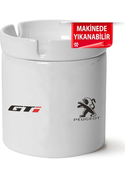 Çakılap Peugeot Logobaskılı Porselen At-Söndür Küllük (Kl-Otmbl-Pgt)