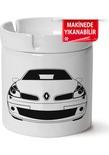 Çakılap Renault Clio 3 Baskılı Porselen At-Söndür Küllük (Kl-Otmbl-Rnlt)