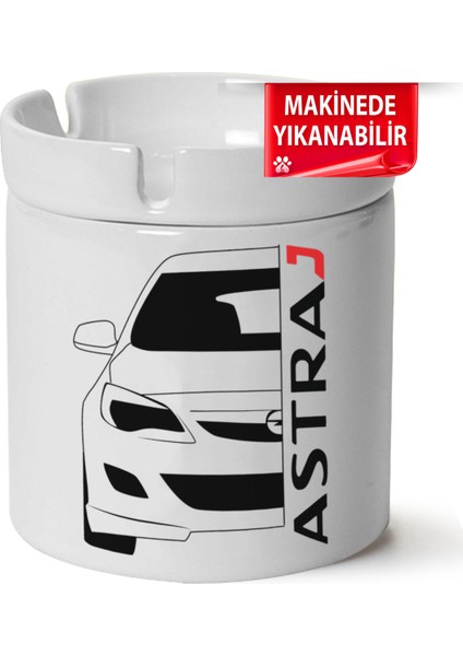 Çakılap Opel Astra J Baskılı Porselen At-Söndür Küllük (Kl-Otmbl-Opl)