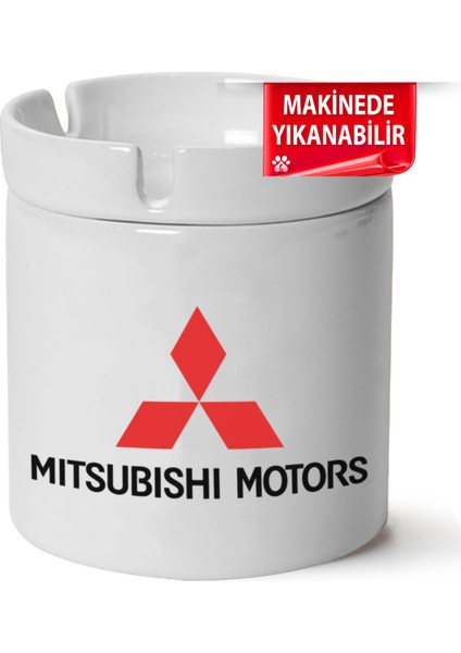 Çakılap Mitsubishi Logobaskılı Porselen At-Söndür Küllük (Kl-Otmbl-Mtsbh)