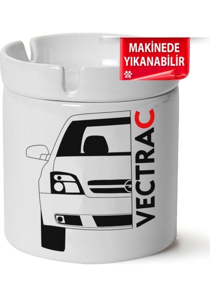 Çakılap Opel Vectra C Baskılı Porselen At-Söndür Küllük (Kl-Otmbl-Opl)