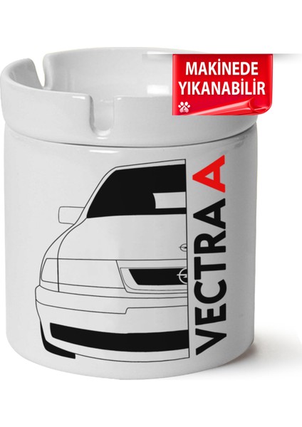 Çakılap Opel Vectra A Baskılı Porselen At-Söndür Küllük (Kl-Otmbl-Opl)