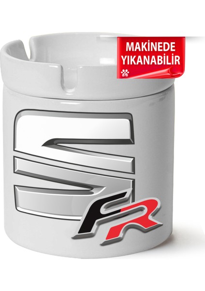 Çakılap Seat Frbaskılı Porselen At-Söndür Küllük (Kl-Otmbl-Seat)