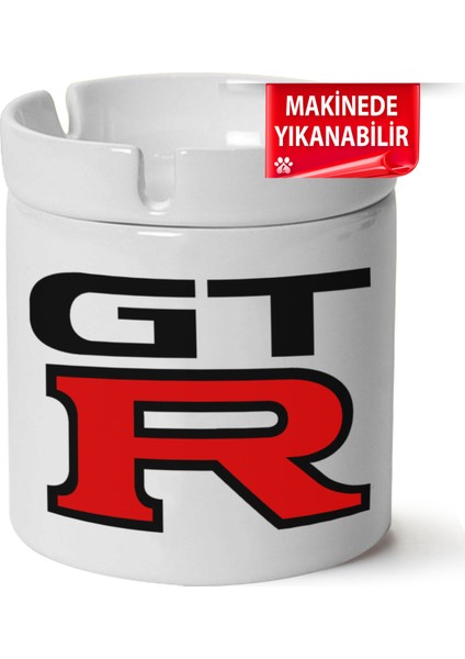 Çakılap Nissan Gtr Baskılı Porselen At-Söndür Küllük (Kl-Otmbl-Nssn)