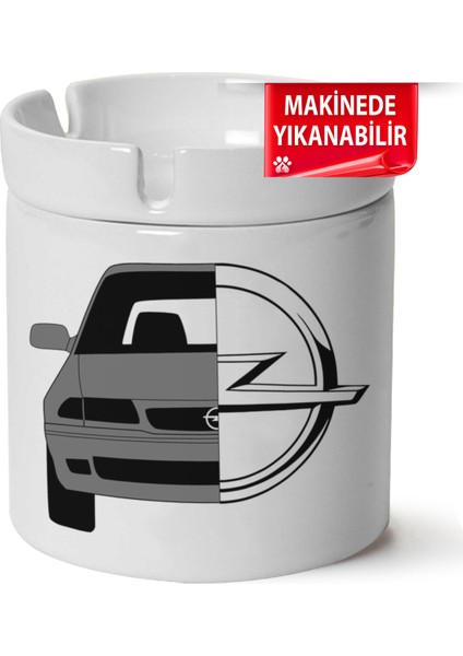 Çakılap Opel Astra F Baskılı Porselen At-Söndür Küllük (Kl-Otmbl-Opl)