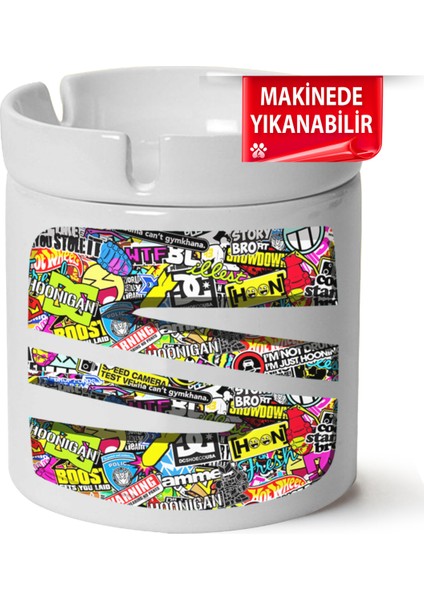 Çakılap Seat Logobaskılı Porselen At-Söndür Küllük (Kl-Otmbl-Seat)