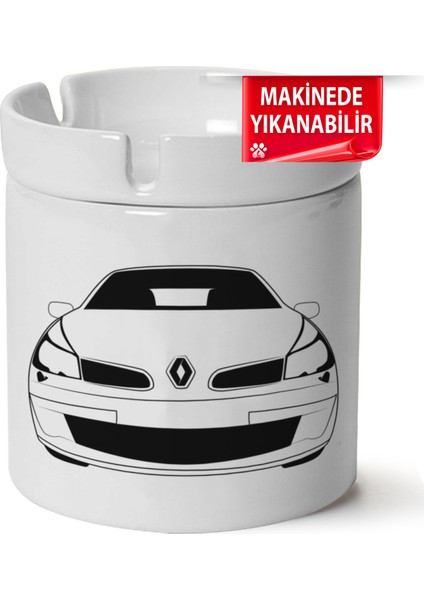 Çakılap Renault Clio 3 Baskılı Porselen At-Söndür Küllük (Kl-Otmbl-Rnlt)