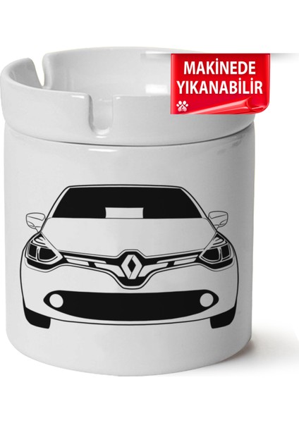 Çakılap Renault Clio 5 Baskılı Porselen At-Söndür Küllük (Kl-Otmbl-Rnlt)