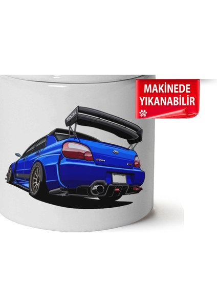 Çakılap Subaru Baskılı Porselen At-Söndür Küllük (Kl-Otmbl-Sbr)