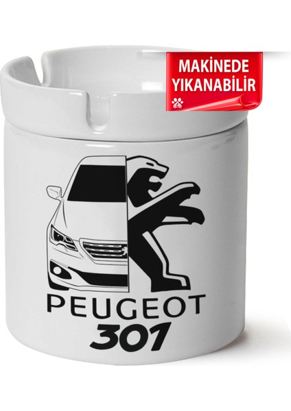 Çakılap Peugeot 301BASKILI Porselen At-Söndür Küllük (Kl-Otmbl-Pgt)