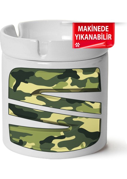 Çakılap Seat Logobaskılı Porselen At-Söndür Küllük (Kl-Otmbl-Seat)