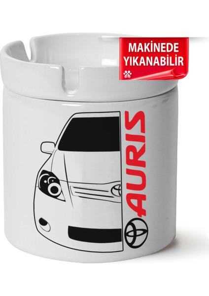 Çakılap Toyota Auris Baskılı Porselen At-Söndür Küllük (Kl-Otmbl-Tyt)