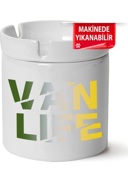 Çakılap Vw Transporter T3 Baskılı Porselen At-Söndür Küllük (Kl-Otmbl-Vw)