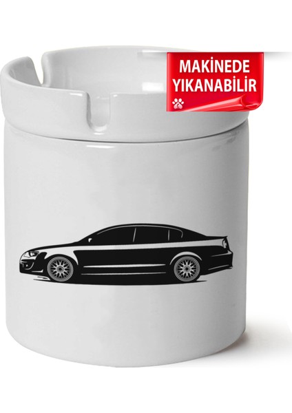 Çakılap Vw Passat B6 Baskılı Porselen At-Söndür Küllük (Kl-Otmbl-Vw)