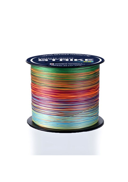 X8-0.14 mm 8 Katlı 300 Metre Multicolour,çok Renkli Ip,örgü,ipek Misina