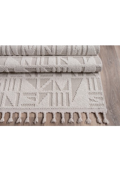 BUKLE11883 Beyaz Yumuşak Dokulu Halı Kilim Salon Mutfak Koridor Kesme Yolluk Dokuma Makine Halısı fiyatları