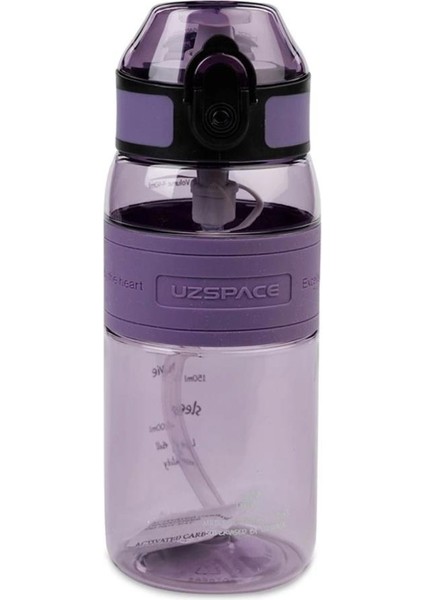 Tritan Pipetli Su Matarası 440ML 4105 Mor