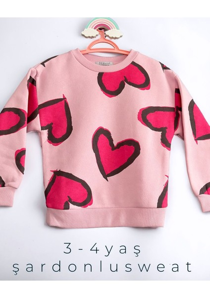 Adal Kids Outlet 2 Iplik Şardonlu 3/4yaş Kız Çocuk Sweatshirt