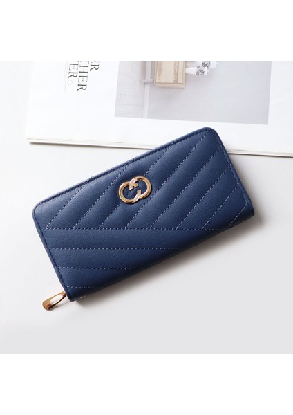 Bayanlar Uzun Fermuarlı Cep Telefonu Çantası Büyük Kapasiteli Cüzdan (Yurt Dışından)