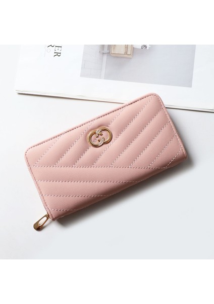 Bayanlar Uzun Fermuarlı Cep Telefonu Çantası Büyük Kapasiteli Cüzdan (Yurt Dışından)