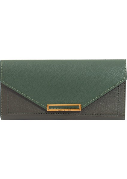 Yeni Gün Basit Toka Debriyaj Katlanır Bayanlar Uzun Cüzdan (Yurt Dışından)