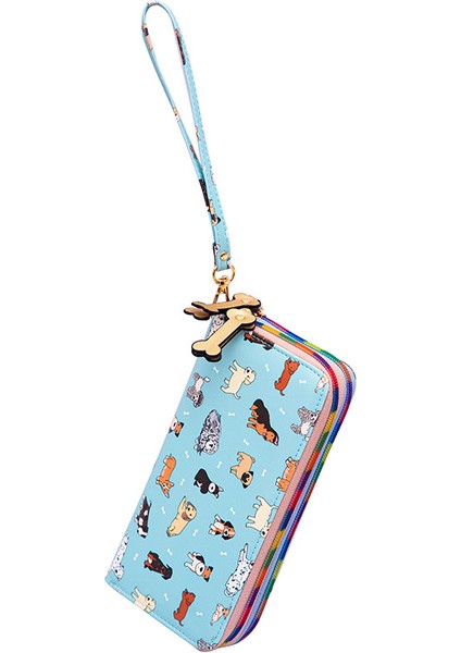 Sevimli Köpek Debriyaj Çanta El Kayışı Bayan Uzun Cüzdan (Yurt Dışından) modelleri