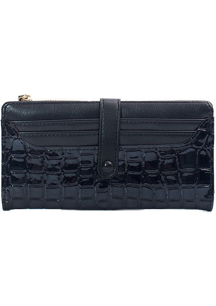 Yeni Bayanlar Debriyaj Retro Yağ Yüzeyli Uzun Cüzdan (Yurt Dışından)