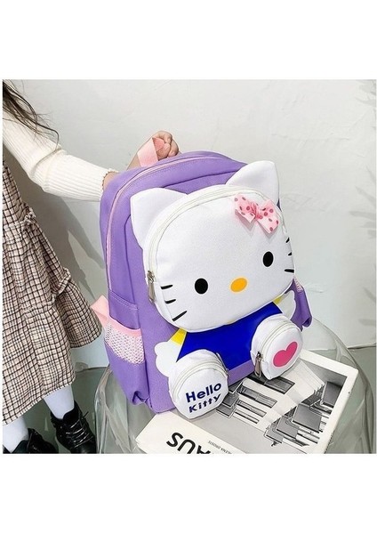 Novo Çocuk Çantası Cartoon Style Kt Gato Dois Omb (Yurt Dışından) indirimleri