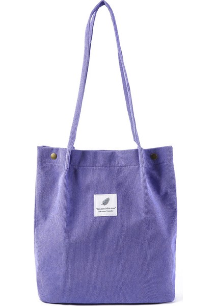 Edebi Omuz Kanvas El Çantası (Yurt Dışından)