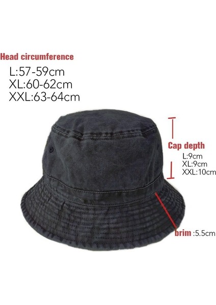 Kova Şapka Kova Şapka Güneş Şapkası Oversize (Yurt Dışından)