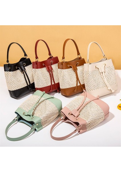 Dokuma El Çantası Büyük Kapasiteli Omuz Çantası (Yurt Dışından) modelleri