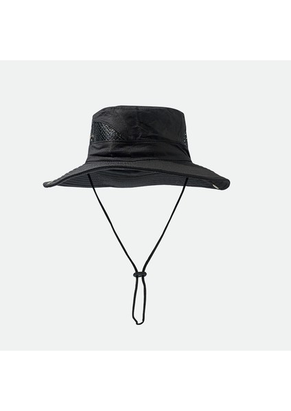 Açık Erkek Şapkası Yaz Ince Güneşlik Çabuk Kuruyan Güneş Koruması Nefes Alabilen Şapka (Yurt Dışından)