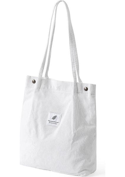 Edebi Omuz Kanvas El Çantası (Yurt Dışından)