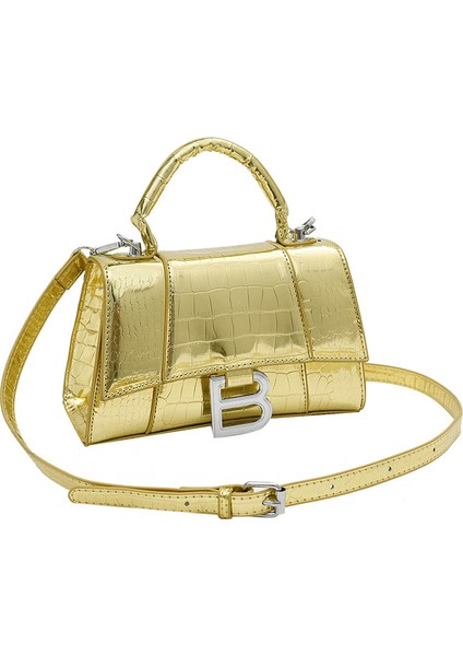 Yeni Harf Baskılı Kum Saati Çanta Trendi Tek Oda Çapraz Çanta (Yurt Dışından) fiyatları