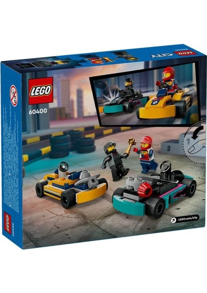 60400 Lego® City Go-Kart ve Yarış Sürücüleri 99 Parça +5 Yaş