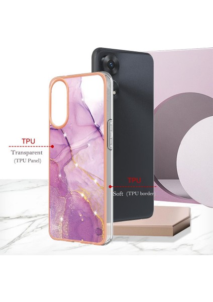 Oppo Oppo 8t 4g Koruma Için Kılıf Yumuşak Tampon Ince Tpu Mermer Desen (Yurt Dışından) fırsatları