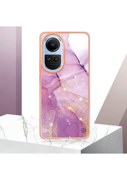 Oppo Oppo 8t 4g Mermer Desen Koruma Için Kılıf Ince Tpu Yumuşak Tampon (Yurt Dışından) modelleri