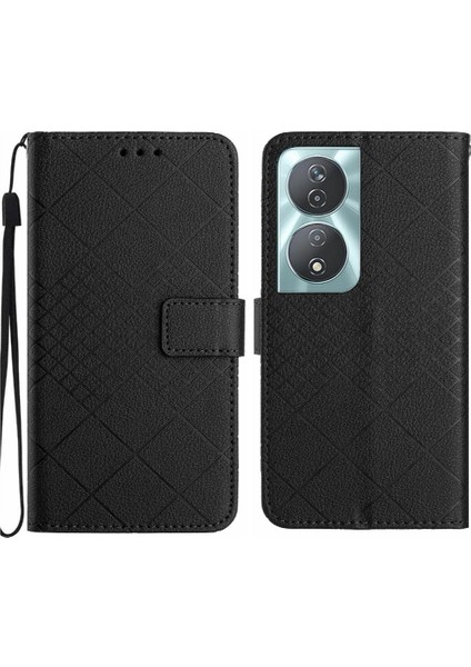 Onur X7B Kart Yuvası Için Flip Case El Kayışı Elmas Kabartmalı ile Standı (Yurt Dışından)