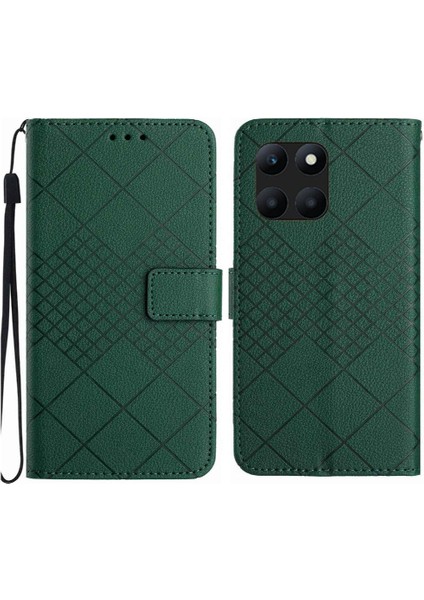 El Kayışı ile Onur X6A Manyetik Kapak Cüzdan Pu Deri Için Flip Case (Yurt Dışından)