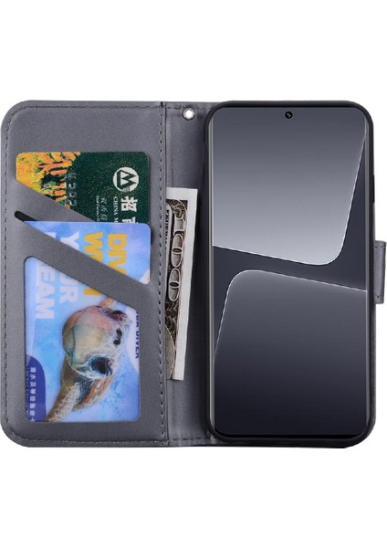 Xiaomi 13 Için Flip Case Pro Kılıf Darbeye Kapak Kapak Cüzdan (Yurt Dışından)