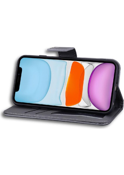 IPhone 11 Için Flip Case Deri Çanta Basit Iş Cüzdan Darbeye (Yurt Dışından) indirimleri