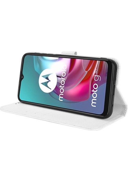 Motorola Moto G30/G20/G10 Kickstand Kapak Kart Tutucu Manyetik (Yurt Dışından)