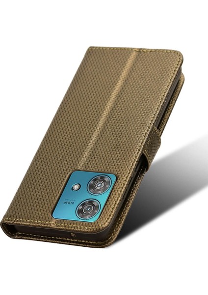 Motorola Kenar 40 Neo 5g Için Kılıf Kickstand Kart Tutucu Manyetik Cüzdan (Yurt Dışından) modelleri